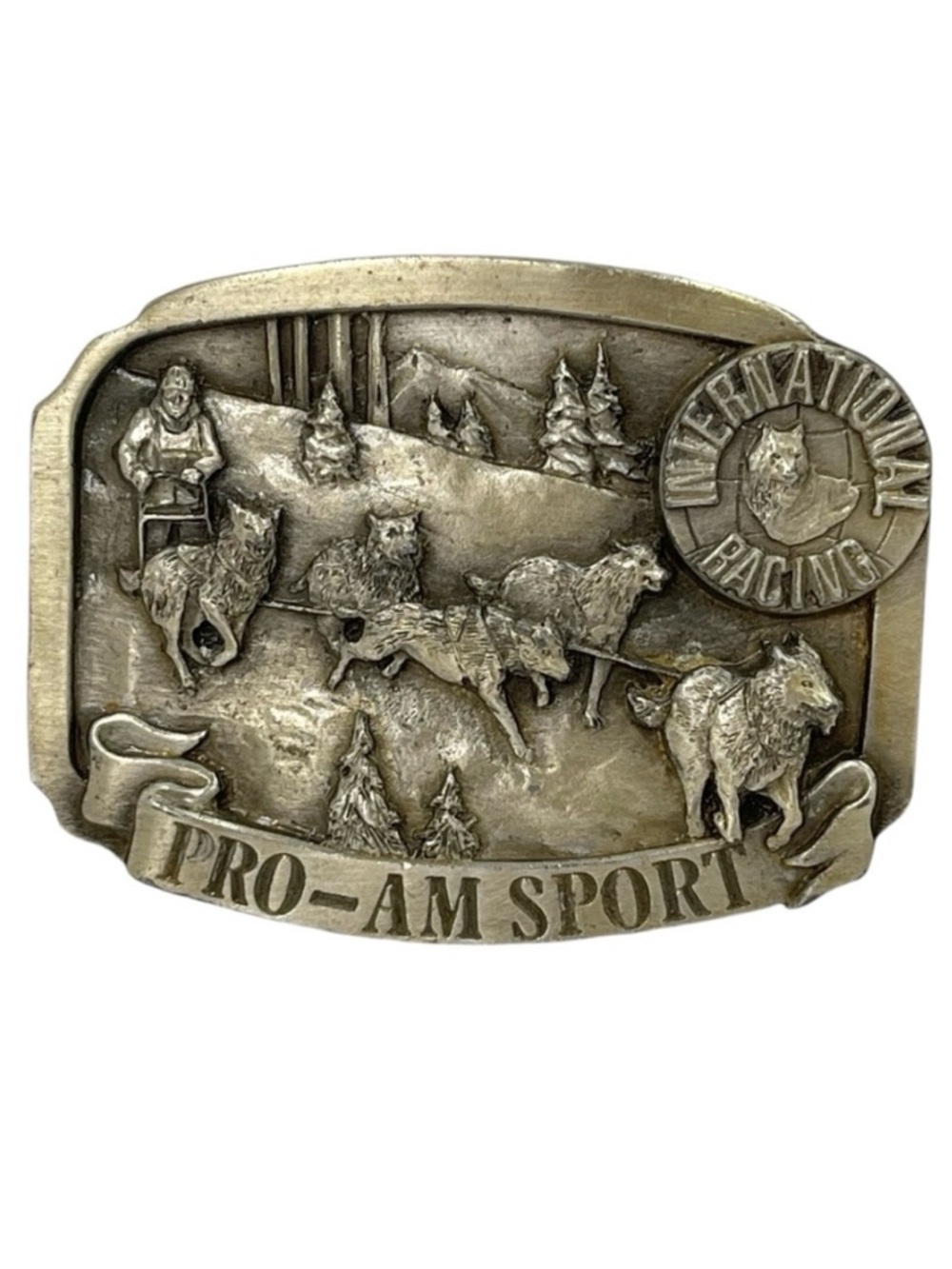 Siskiyou Pewter Pro-Am Sport Belt Buckle International Racing Iditarod Bergamot